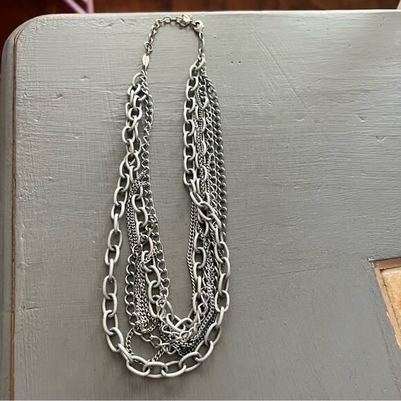 Sabika Multi Chain Chainlink Necklace - Picture 6 of 10